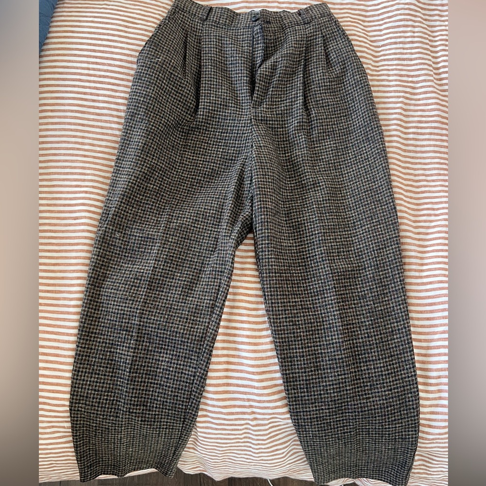Vintage Savion Pants - checkered